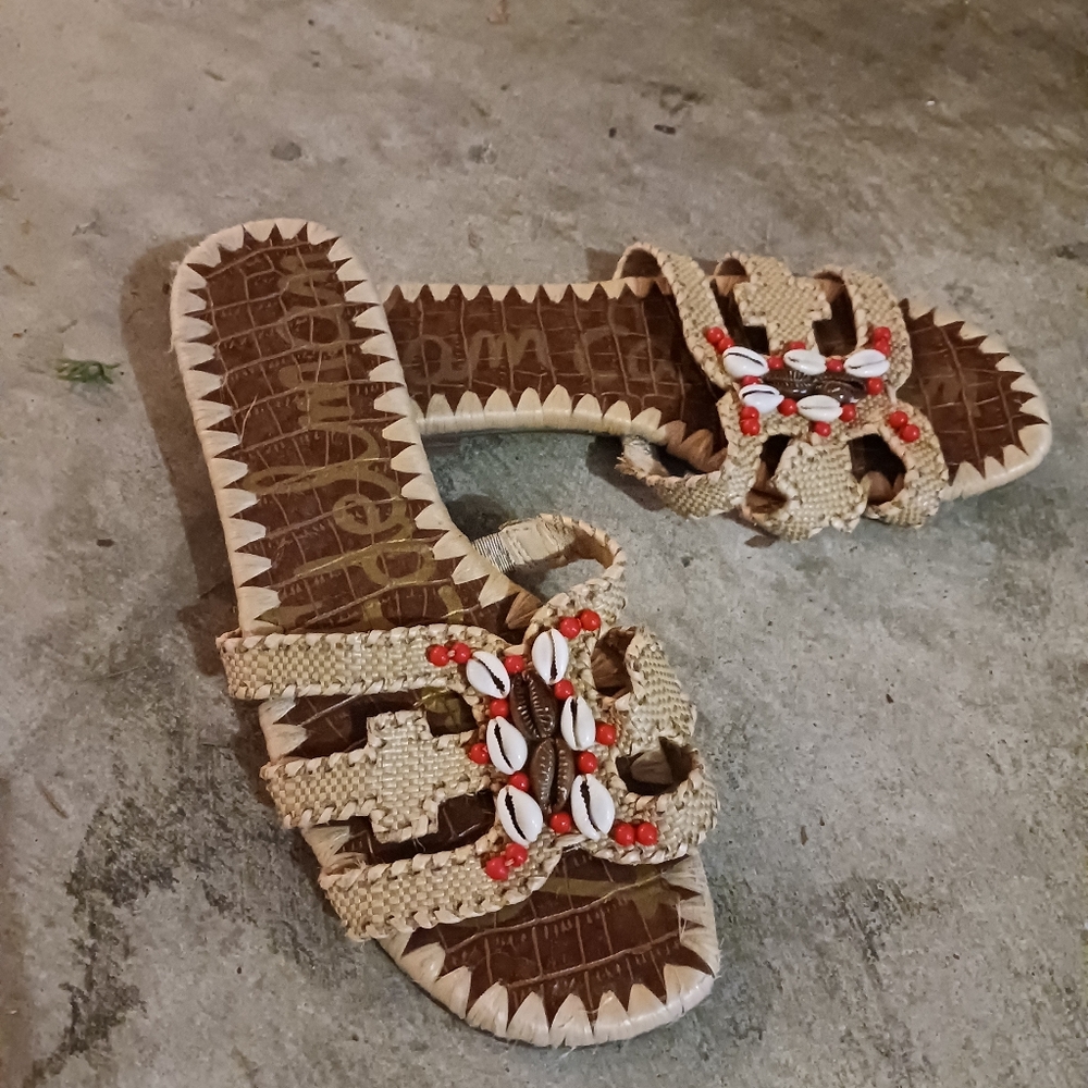 Handcrafted Sandals with Shell Accents